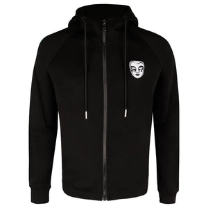 Sport Elegant Slim Fit Black Sweatshirt With Logo On Left Chest - PIERO Luxury Design